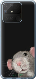 2D пластиковый чехол The Peeking Rat для Realme Narzo 50A - 6442t-2514 изображение 