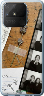 Силиконовый чехол Aesthetic Scrapbook Collage для Realme Narzo 50A - 6773u-2514 изображение 