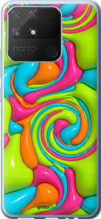 Силиконовый чехол Y2K Jelly Dream для Realme Narzo 50A - 6780u-2514 изображение 