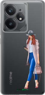 Силиконовый чехол Девушка 1 для Realme Neo7 - 4751u-3946 изображение 