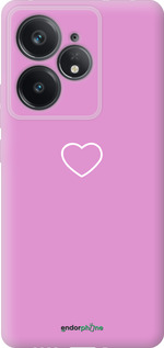 Силиконовый чехол Сердце 2 для Realme Neo7 - 4863u-3946 изображение 