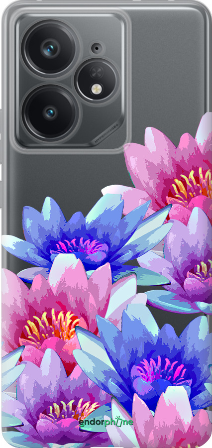 Силиконовый чехол Лотос для Realme Neo7 - 4862u-3946 изображение 