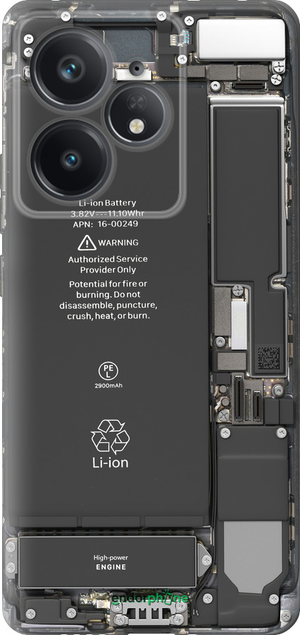 Силиконовый чехол Детали смартфона для Realme Neo7 - 5487u-3946 изображение 