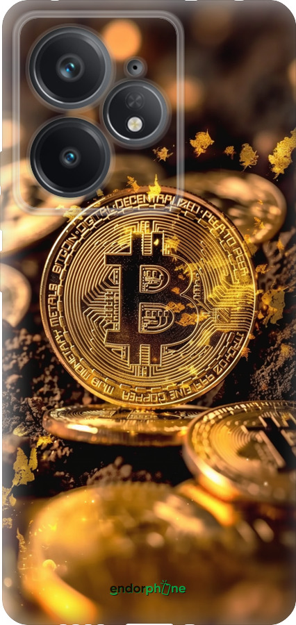 Силиконовый чехол Золотая лихорадка биткойна для Realme Neo7 - 6089u-3946 изображение 