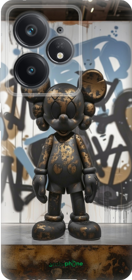 Силиконовый чехол Bronze kaws v2 для Realme Neo7 - 6098u-3946 изображение 