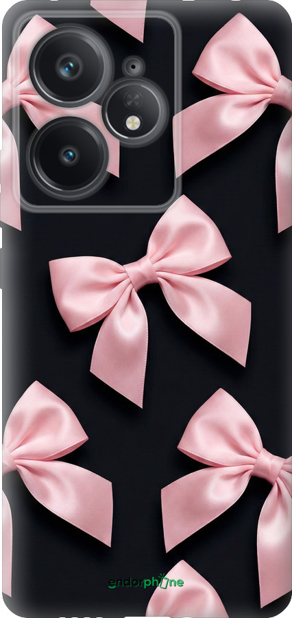 Силіконовий чехол Coquette Ribbons Dark Coquette для Realme Neo7 - 6767u-3946 изображение 