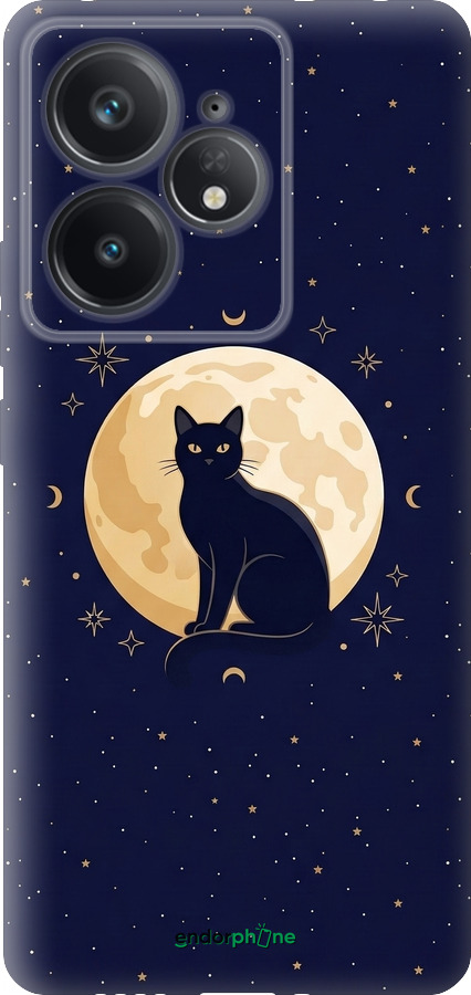 Силиконовый чехол Cute Cat Celestial/Witchy для Realme Neo7 - 6787u-3946 изображение 