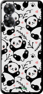 TPU чехол Панды для Realme Narzo N61 - 4318b-3974 изображение 