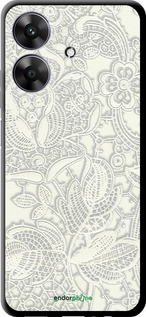TPU чехол Біле мереживо для Realme Narzo N61 - 4383b-3974 изображение 