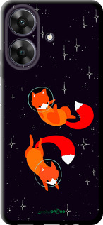 TPU чехол Лисички в космосе для Realme Narzo N61 - 4519b-3974 изображение 