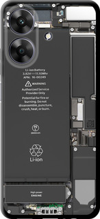 TPU чехол Детали смартфона для Realme Narzo N61 - 5487b-3974 изображение 