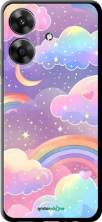 TPU чехол Облака и радуга для Realme Narzo N61 - 6312b-3974 изображение 