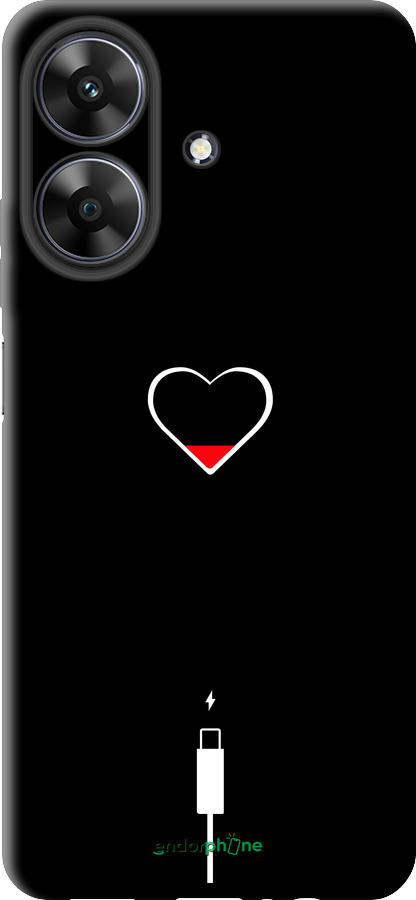 TPU чехол Подзарядка сердца для Realme Narzo N61 - 4274b-3974 изображение 