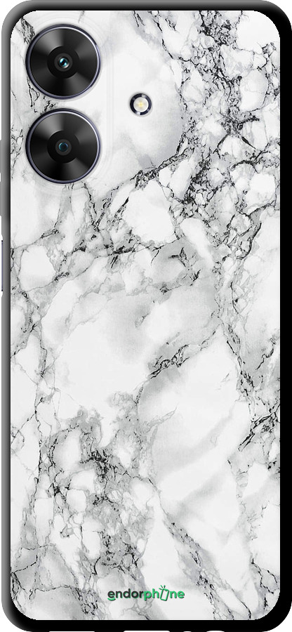 TPU чехол Мармур білий для Realme Narzo N61 - 4480b-3974 изображение 