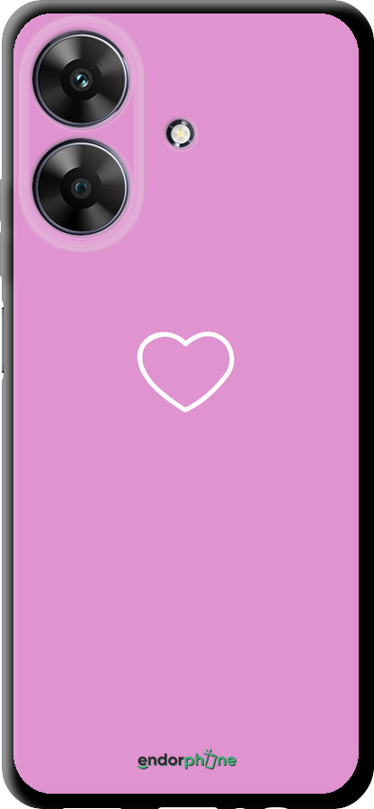 TPU чехол Сердце 2 для Realme Narzo N61 - 4863b-3974 изображение 