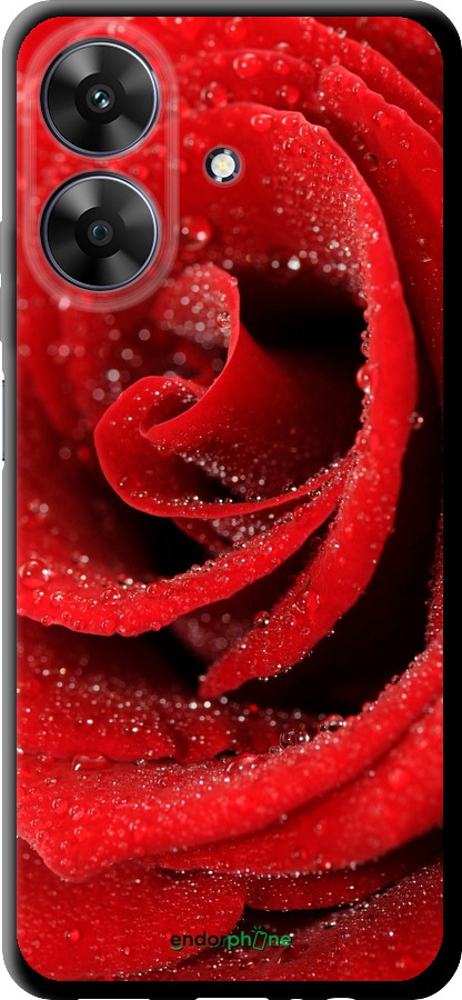 TPU чехол Червона троянда для Realme Narzo N61 - 529b-3974 изображение 