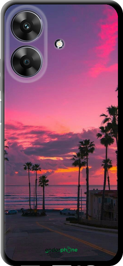 TPU чехол Пальмы для Realme Narzo N61 - 5873b-3974 изображение 