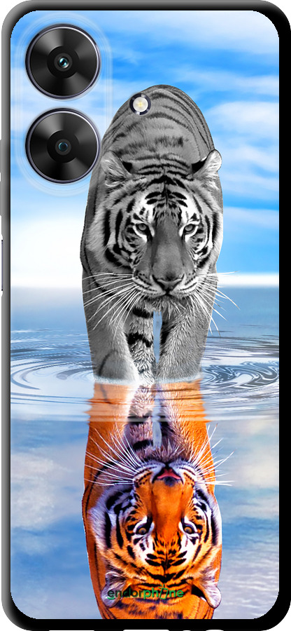 TPU чехол Тигр для Realme Narzo N61 - 6016b-3974 изображение 