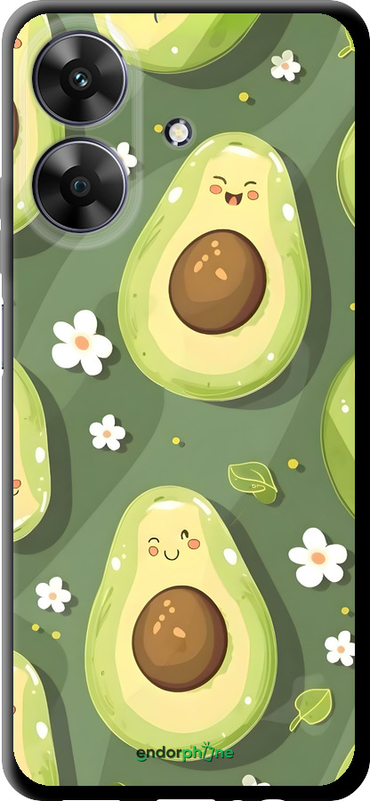 TPU чехол Авокадо для Realme Narzo N61 - 6380b-3974 изображение 