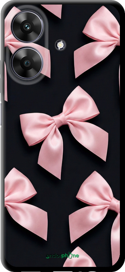 TPU чехол Coquette Ribbons Dark Coquette для Realme Narzo N61 - 6767b-3974 изображение 
