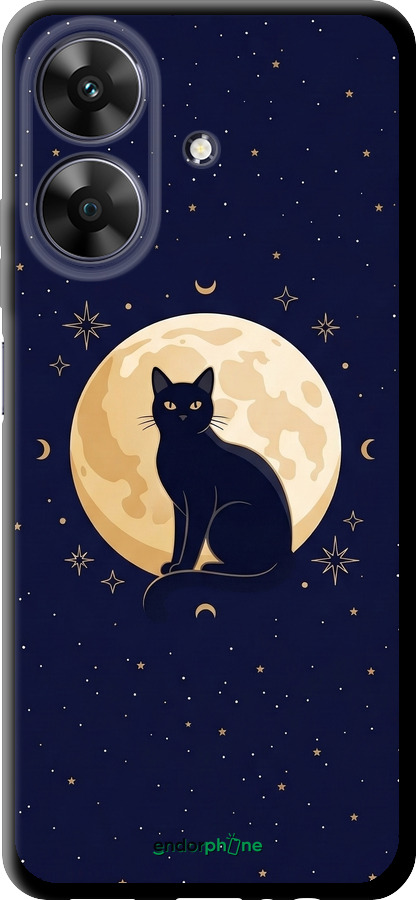 TPU чехол Cute Cat Celestial/Witchy для Realme Narzo N61 - 6787b-3974 изображение 