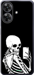 Силіконовий чехол Скелет робить Selfie для Realme Narzo N61 - 6535u-3974 изображение 