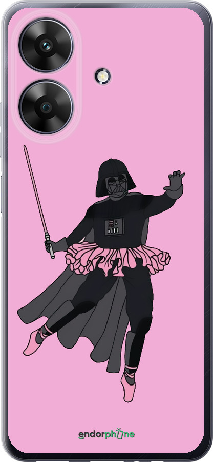Силиконовый чехол Pink Wader для Realme Narzo N61 - 4456u-3974 изображение 