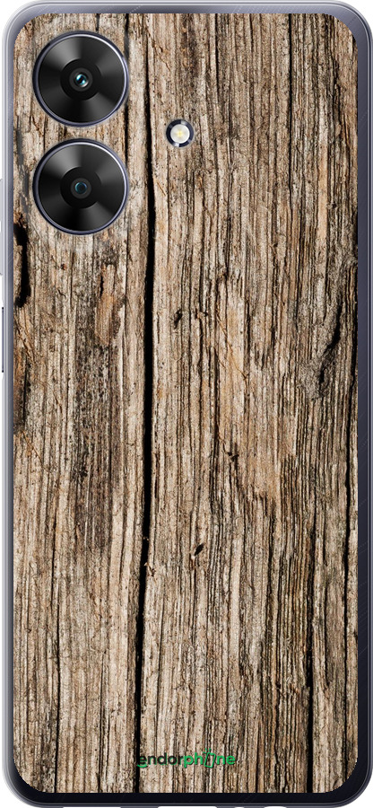 Силіконовий чехол Текстура дерева для Realme Note 60 - 4476u-3761 изображение 