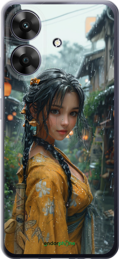 Силіконовий чехол Anime-girl для Realme Note 60 - 6133u-3761 изображение 