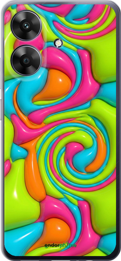 Силіконовий чехол Y2K Jelly Dream для Realme Note 60 - 6780u-3761 изображение 