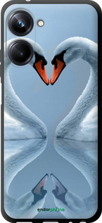 TPU чехол Лебеди для Realme 10 Pro - 6007b-2945 изображение 