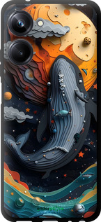 TPU чехол Кит у космосі для Realme 10 Pro - 6328b-2945 изображение 