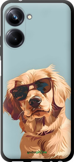 TPU чехол Пес в очках для Realme 10 Pro - 6381b-2945 изображение 