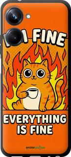 TPU чехол Funny Cat для Realme 10 Pro - 6786b-2945 изображение 