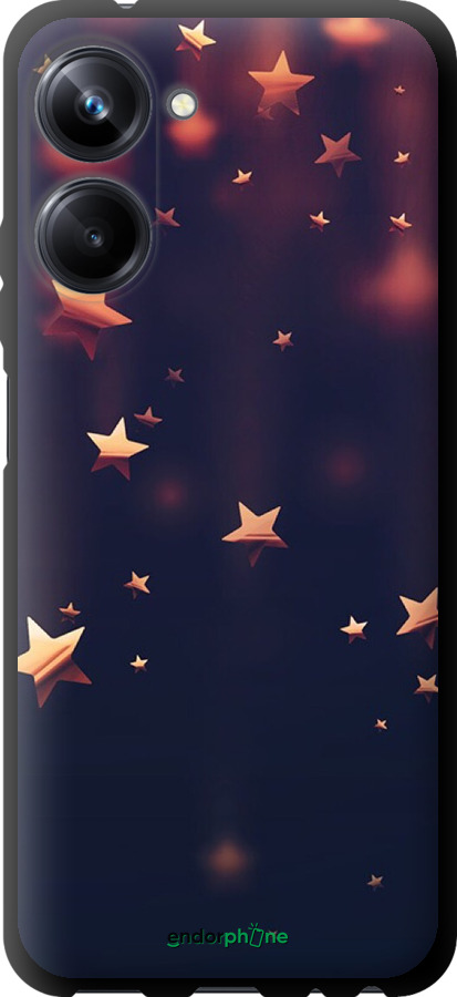 TPU чехол Падающие звезды для Realme 10 Pro - 3974b-2945 изображение 