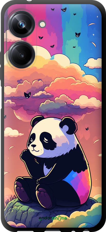 TPU чехол Панда в облаках для Realme 10 Pro - 5585b-2945 изображение 