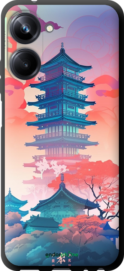 TPU чехол Япония монастырь для Realme 10 Pro - 5590b-2945 изображение 