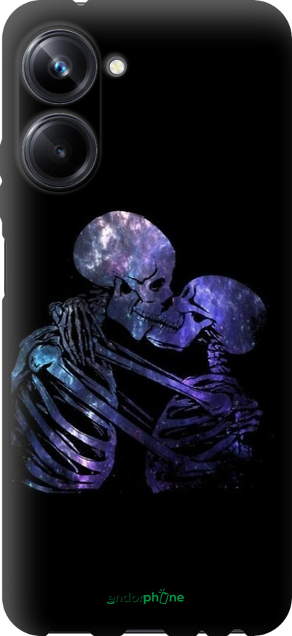 TPU чехол Із зображенням скелета для Realme 10 Pro - 6537b-2945 изображение 
