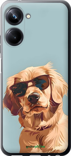 Силиконовый чехол Пес в очках для Realme 10 Pro - 6381u-2945 изображение 
