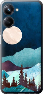 Силиконовый чехол Горная идиллия ночной пейзаж для Realme 10 Pro - 6488u-2945 изображение 