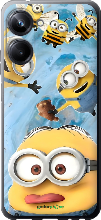 Силиконовый чехол Миньоны для Realme 10 Pro - 6386u-2945 изображение 