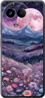 Силиконовый чехол Ночь луна арт для Realme Realme 11 5G - 6319u-3175 изображение 