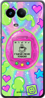 Силіконовий чохол 'Y2K Aesthetic Retro Pet: Годуй мене кавою' для Realme Realme 11 5G зображення 3