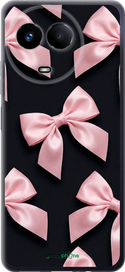 Силиконовый чехол Coquette Ribbons Dark Coquette для Realme Realme 11 5G - 6767u-3175 изображение 