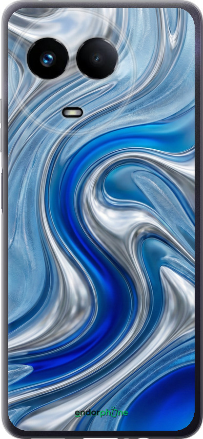 Силіконовий чехол Liquid Chrome для Realme Realme 11 5G - 6781u-3175 изображение 