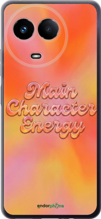 Силіконовий чехол Aura Gradient Main Character Energy Aesthetic Y2K для Realme Realme 11 5G - 6783u-3175 изображение 