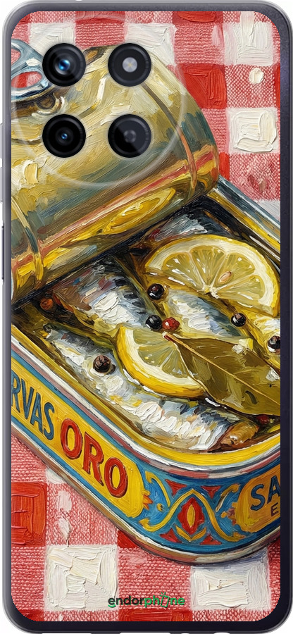 Силиконовый чехол Vintage Sardine Tin Phone для Realme Realme 11 - 6772u-3120 изображение 