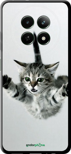 TPU чехол Летящий котёнок для Realme Realme 12 5G - 2322b-3705 изображение 