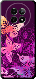TPU чехол Бабочки v2 для Realme Realme 12 5G - 5475b-3705 изображение 