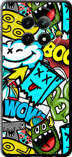 TPU чехол Стікери v4 для Realme Realme 13 5G - 5508b-3916 изображение 